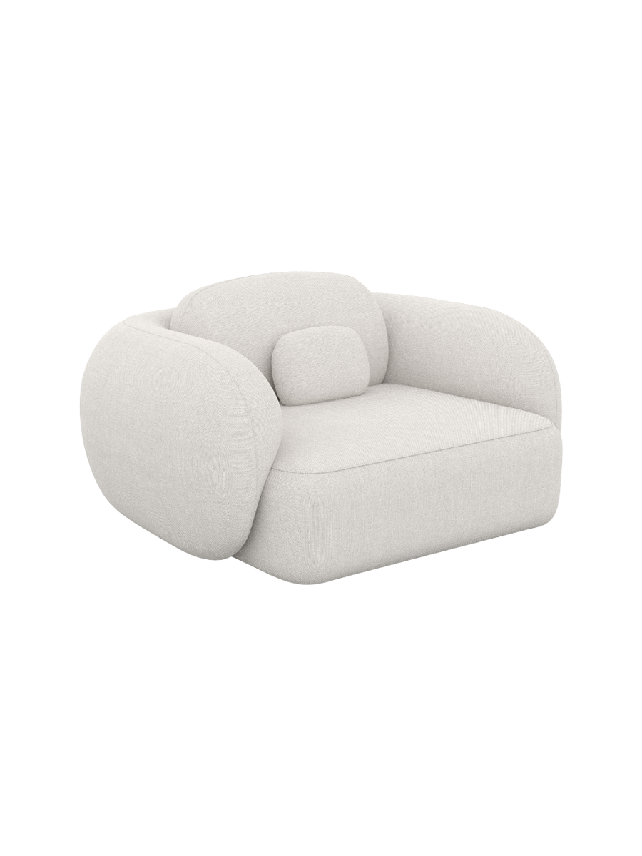 
Design Loungesessel „Avella“ mit Strukturstoff-Bezug - Strukturstoff Anthrazit