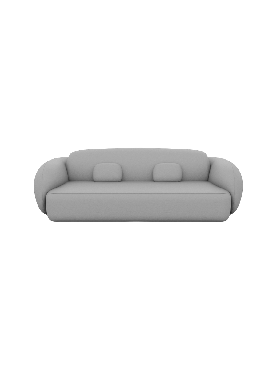
3-Sitzer Design Echtleder Sofa „Avella“ - Echtleder Beige