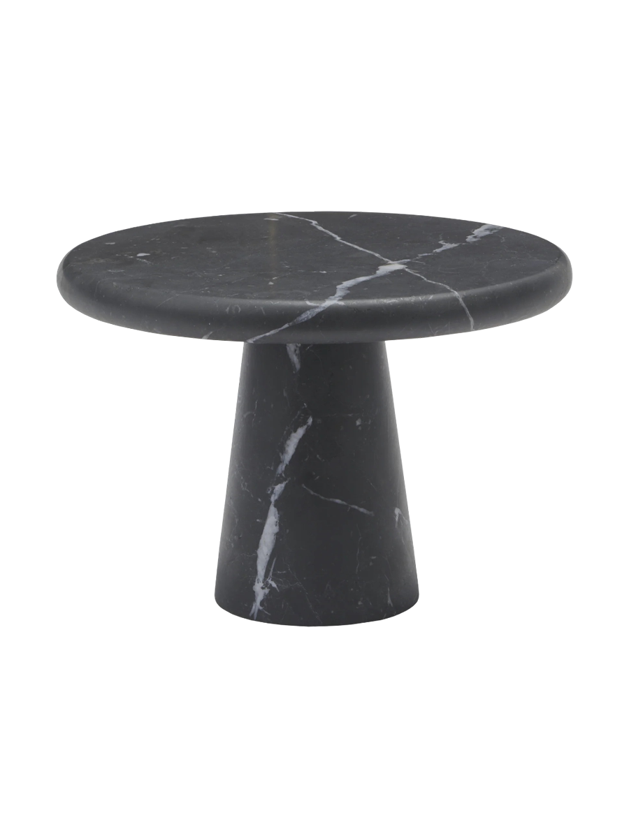 
Handcrafted, luxurious "Nero Lux" marble tray, Black