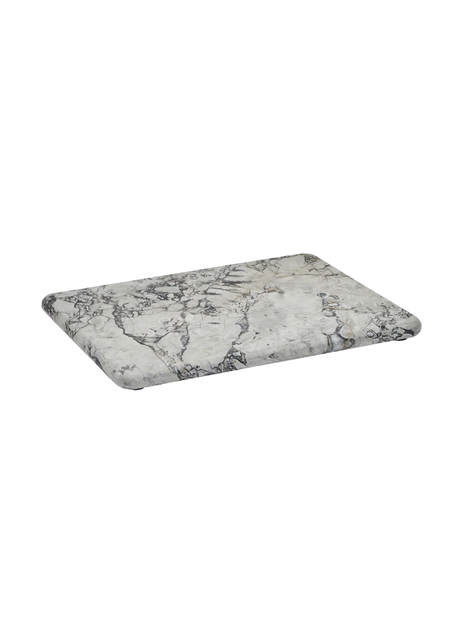 
Handcrafted, luxurious "Nero Lux" marble bath tray, Alba