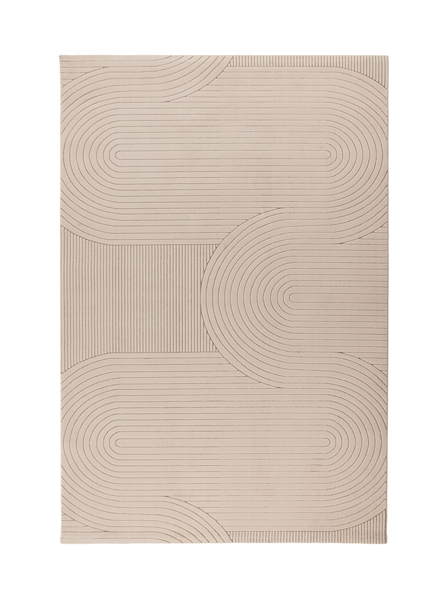 
Tappeto di design di alta qualità „Napoli 502“ - Tortora - 80 x 150 cm