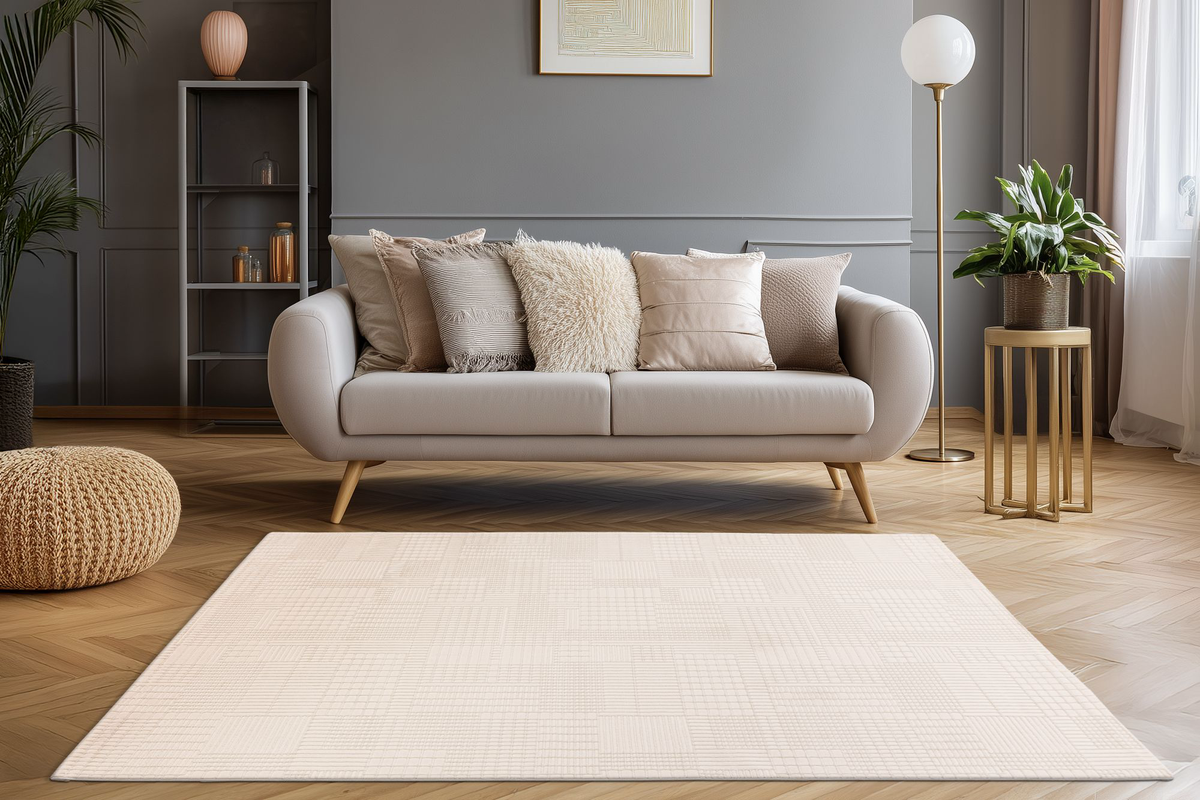 
Tappeto di design di alta qualità „Napoli 503“ - Avorio - 80 x 150 cm