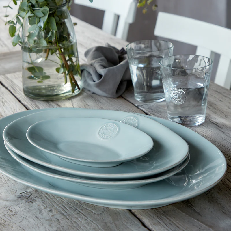 
Handmade Serving Platter "Nova" - Sea turquoise / Medium, 29.1 x 21.4 cm