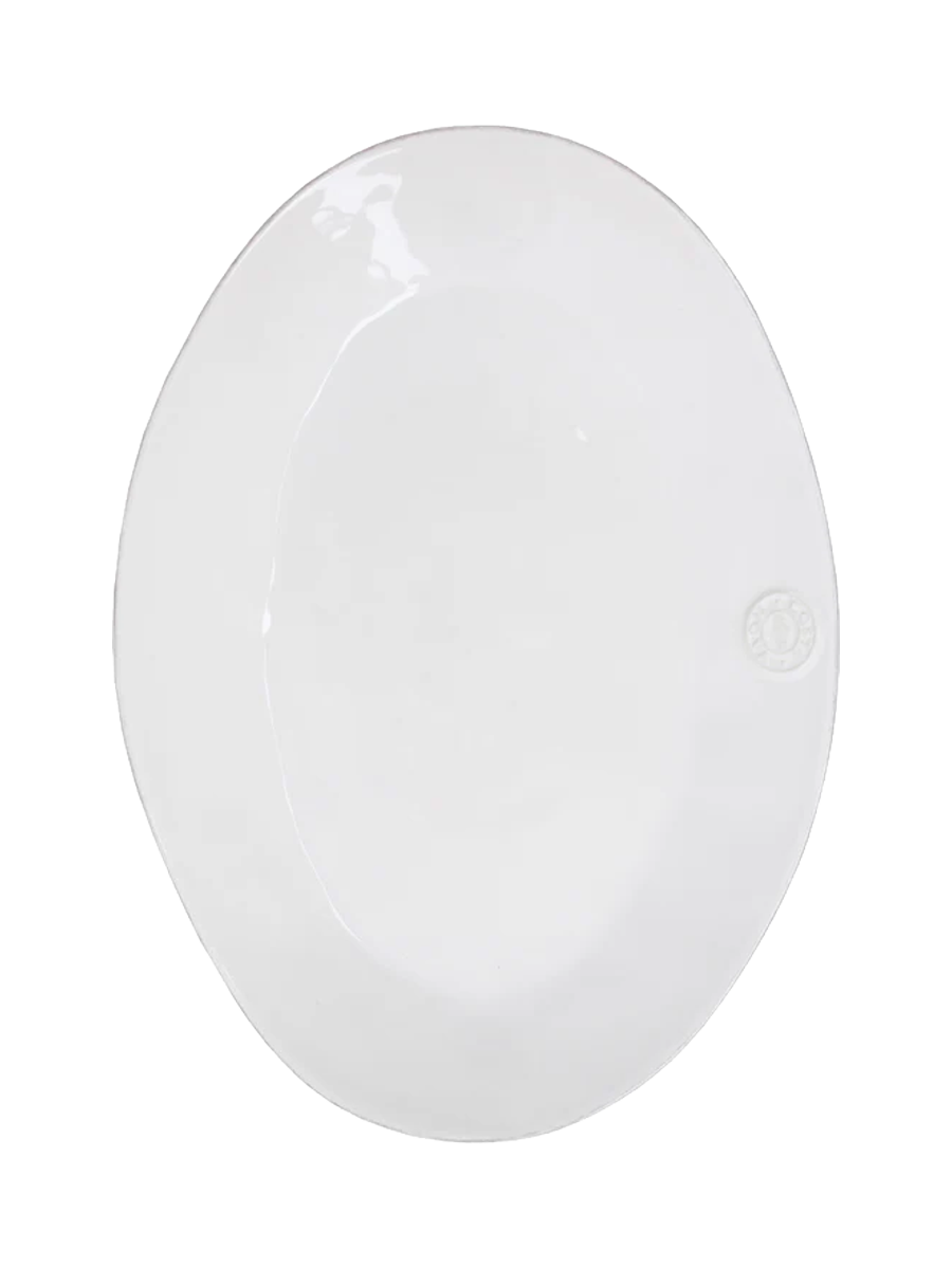 
Handmade Serving Platter "Nova" - White / Large, 40 x 28.30 cm