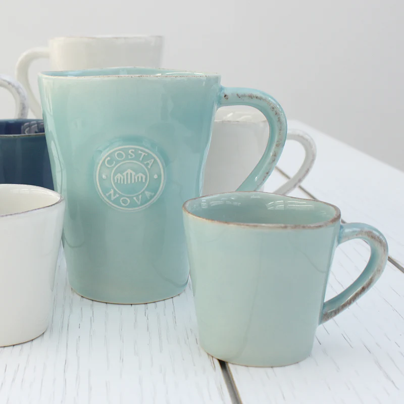 
Handcrafted Tea & Coffee Mug "Nova" - Sea turquoise