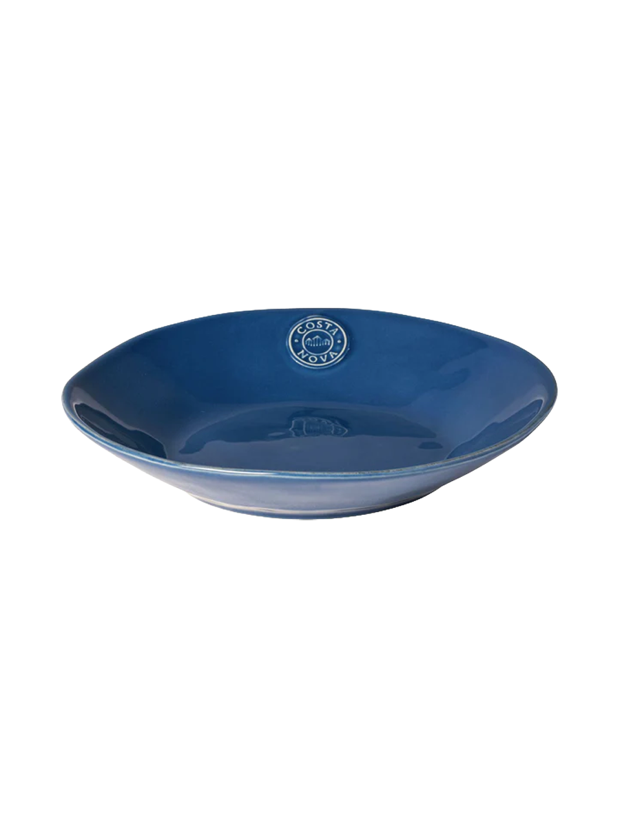 
Handmade Soup & Pasta Plate "Nova" - Denim