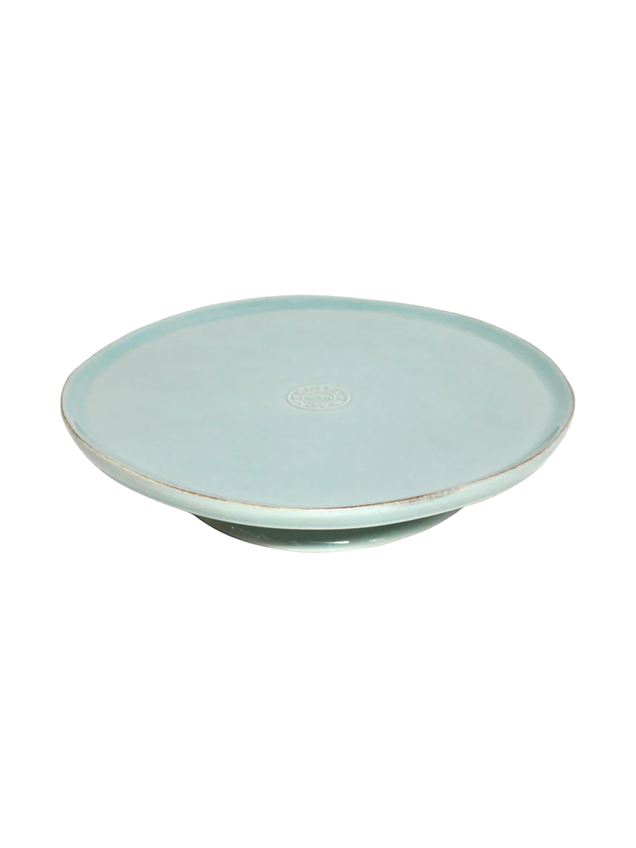 
Handmade Cake & Serving Plate "Nova" - Sea turquoise