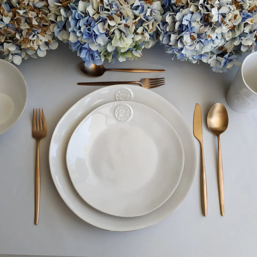 
Handmade Dinnerware Set "Nova White", 6 people, 30 pieces