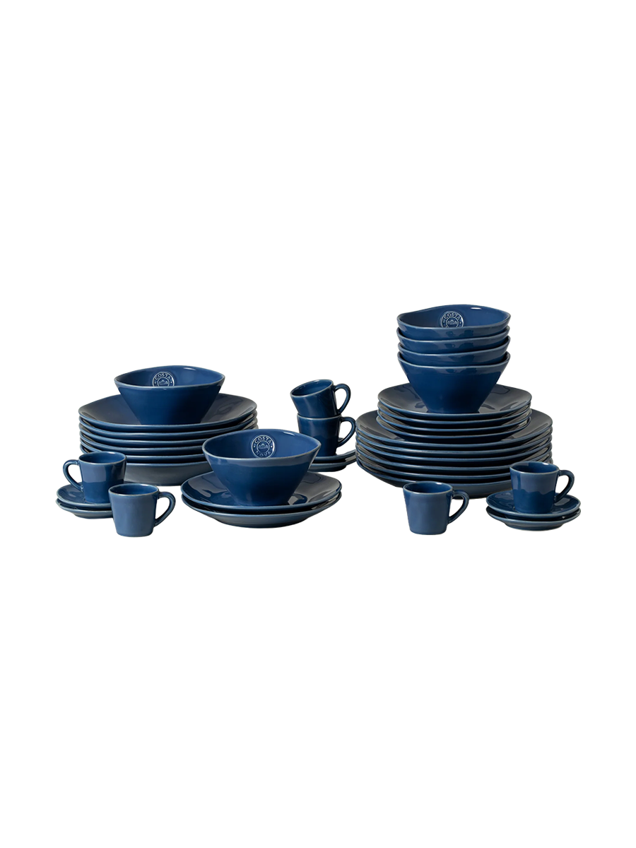 
Handmade Dinnerware Set "Nova Denim", 6 people, 36 pieces