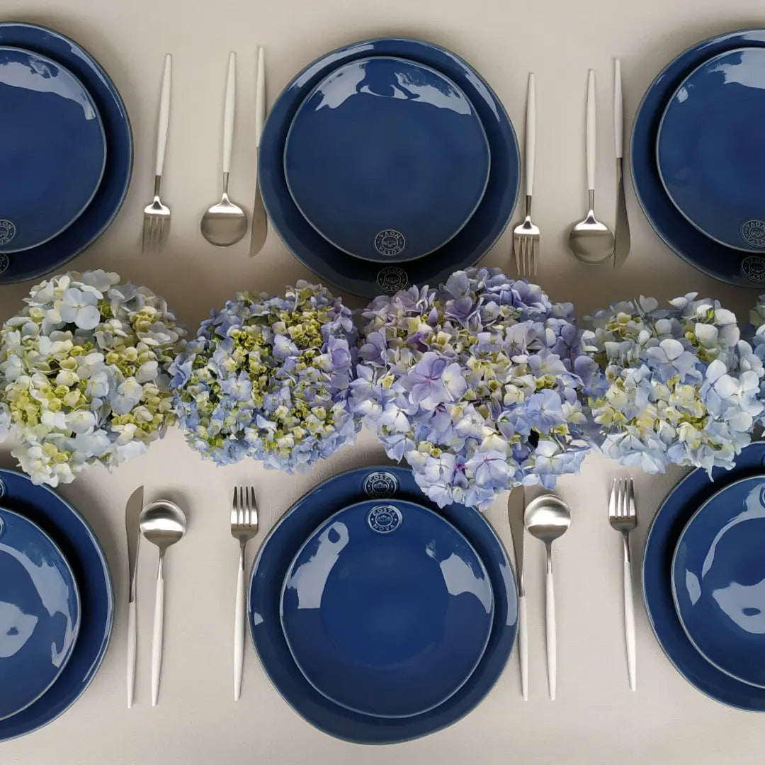 
Handmade Tableware Set "Nova Denim", 5-piece