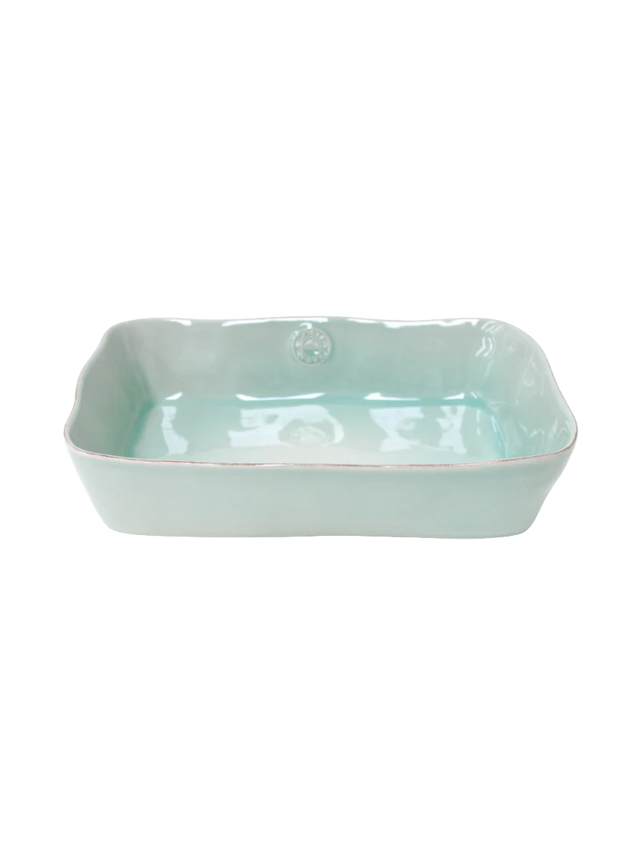 
Handmade, oval baking dish "Nova" - Ocean Turquoise / Large, 35.5 x 25.6 cm