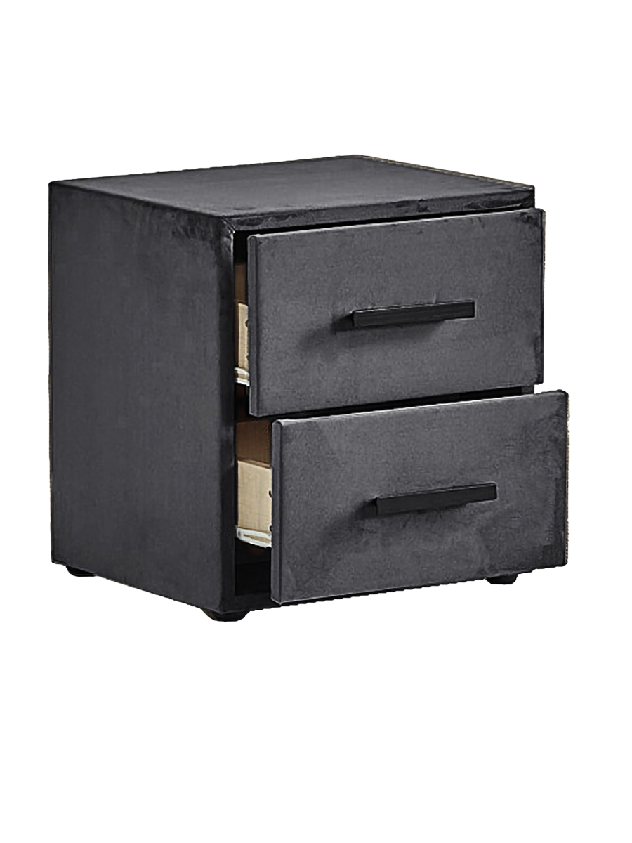 
Premium Box Spring Bed "Nora" incl. Mattress & Topper - With 2 x bedside table (+ CHF 630.-) / Mattress size: 140 x 200 cm