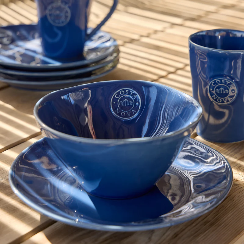 
Handmade Soup & Cereal Bowl "Nova" - Denim
