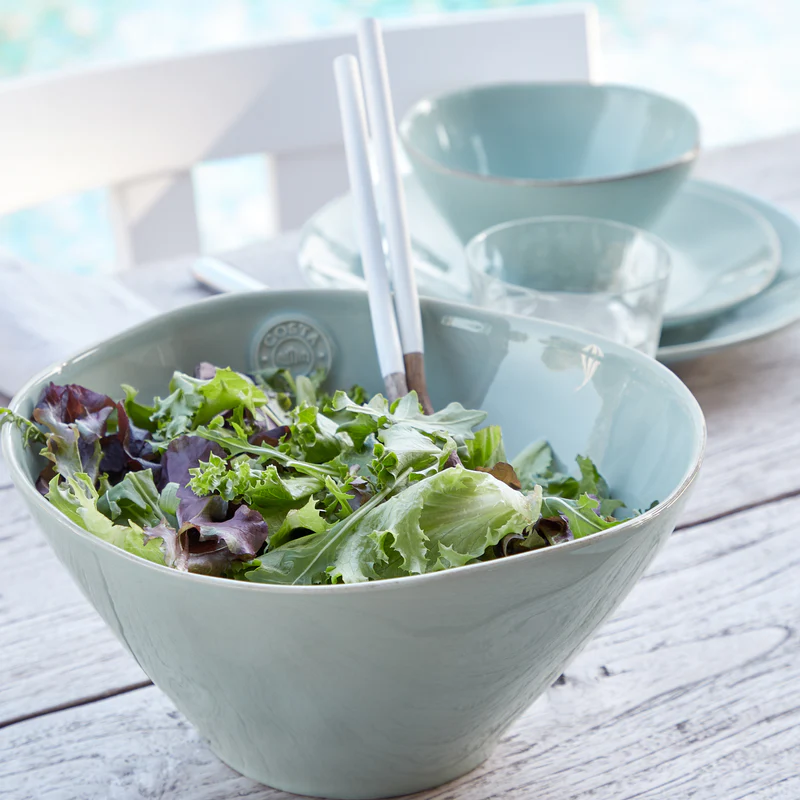 
Handmade Salad Bowl "Nova" - Sea Turquoise