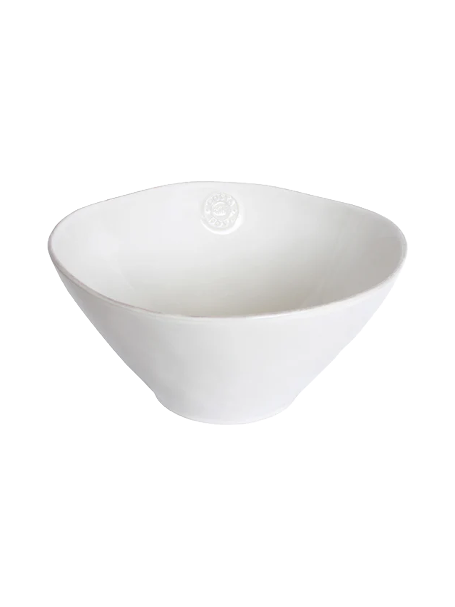 
Handmade Salad Bowl "Nova" - White