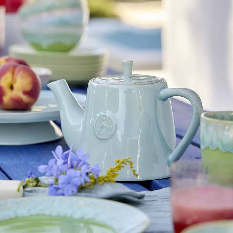 
Handmade Teapot "Nova" - 1000 mL / Sea turquoise