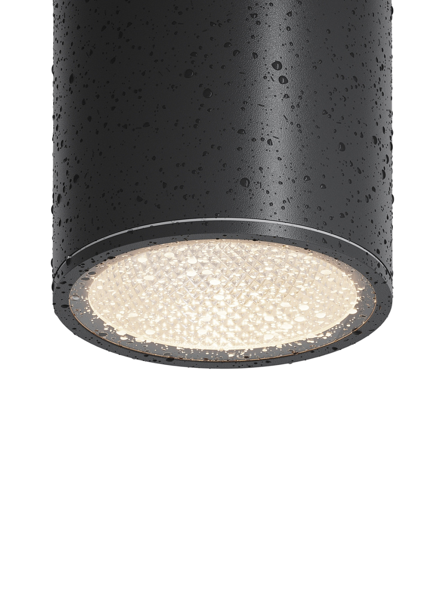 
LED Design Outdoor-Deckenlampe "Bar" - ø 10.8cm