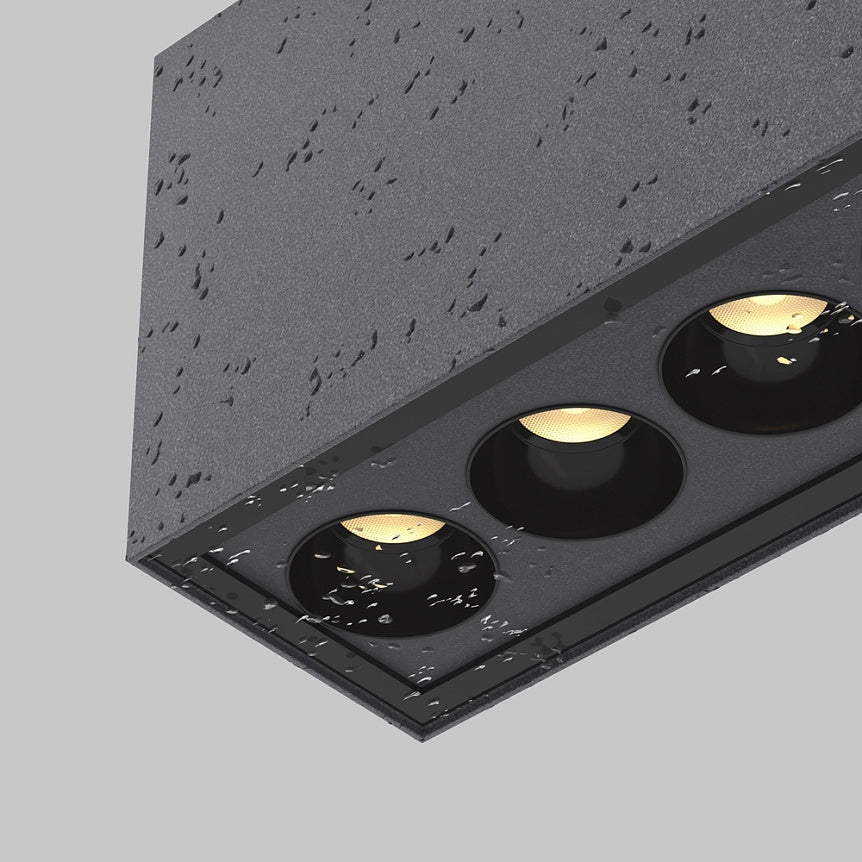 
Rectangular LED Outdoor-Deckenlampe "Ares"
