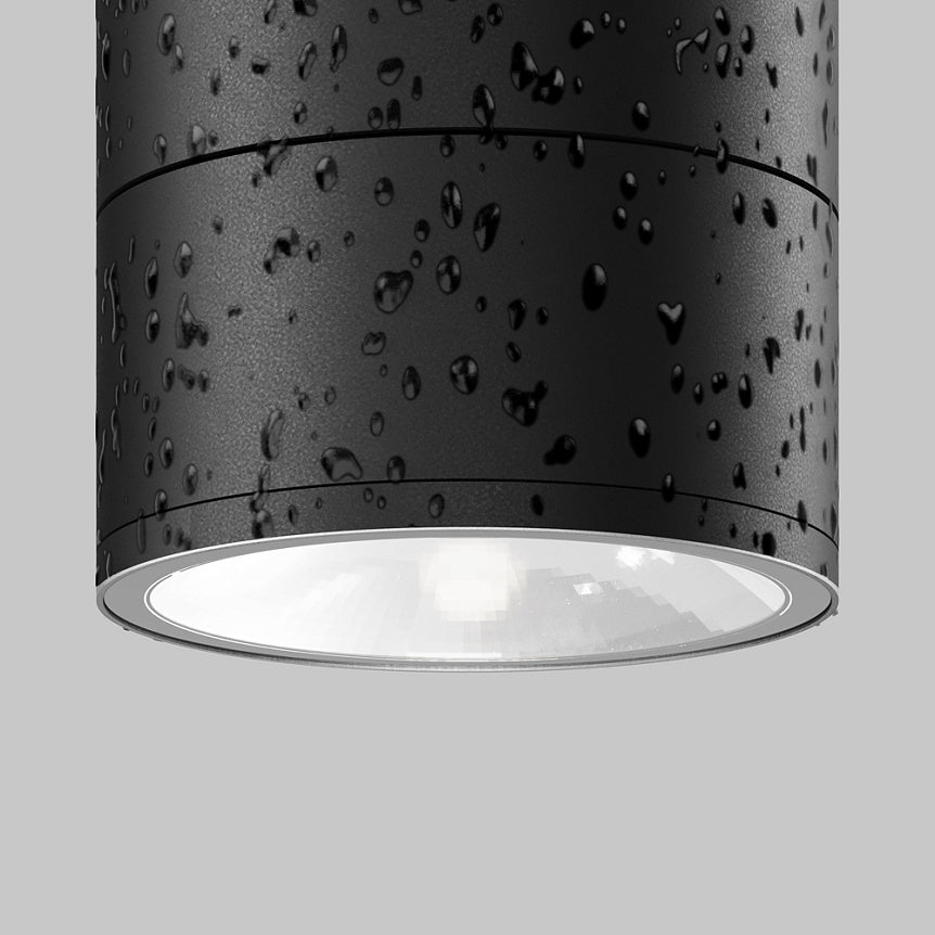 
Plafonnier design d'extérieur « Spin » - Noir / ø 10,8 cm