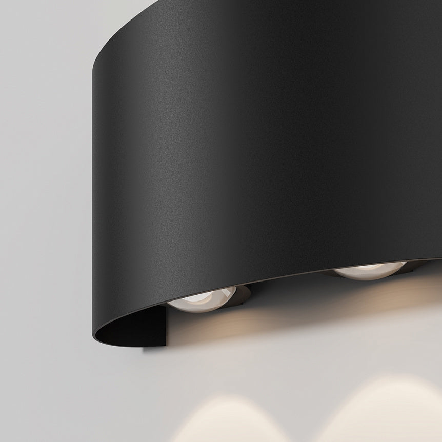 
Slim LED Design Wall Lamp "Strato" - Black