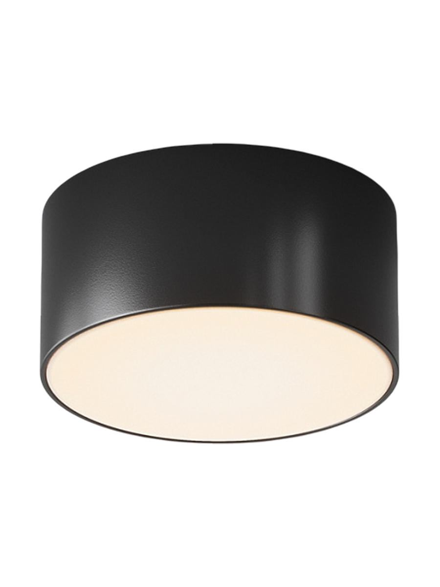 
Plafonnier LED « Zon IP » - Noir / Ø 12cm