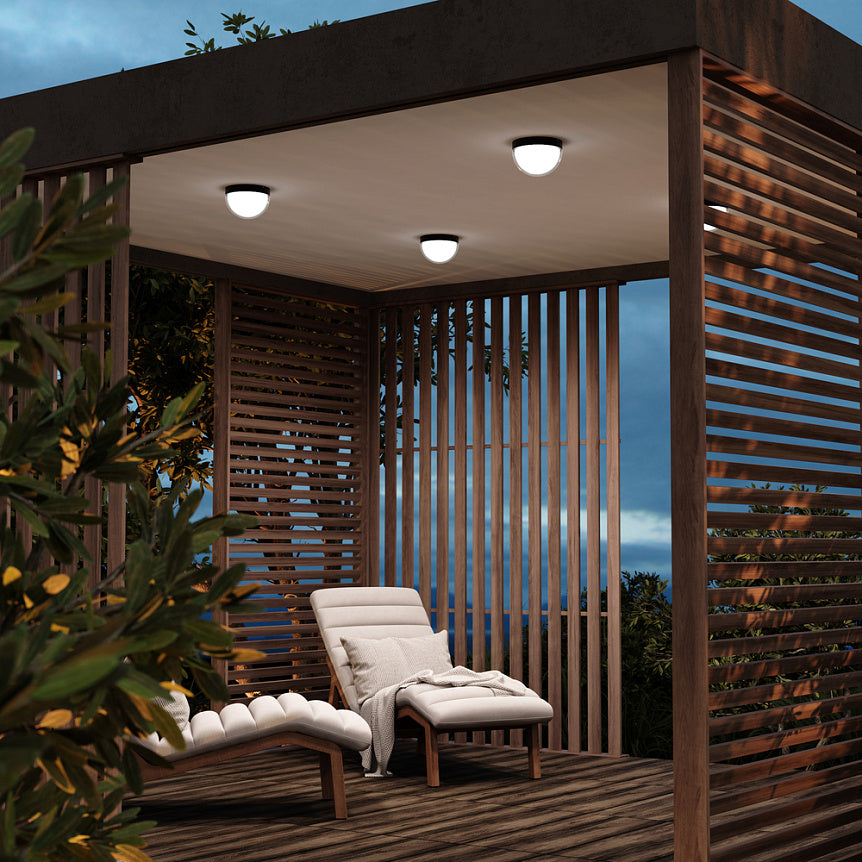 
LED Design Outdoor-Deckenlampe "Mon"