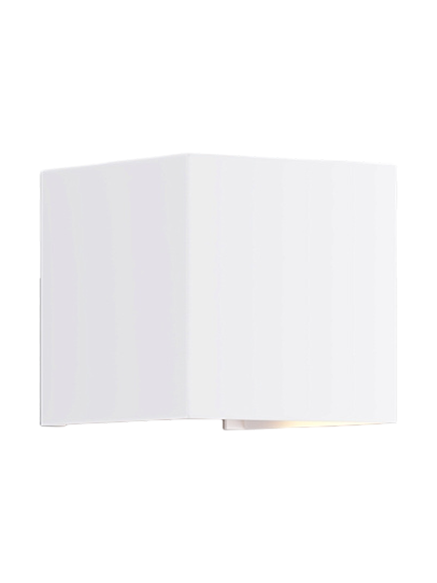 
Square LED Outdoor Wall Light "Fulton" - White