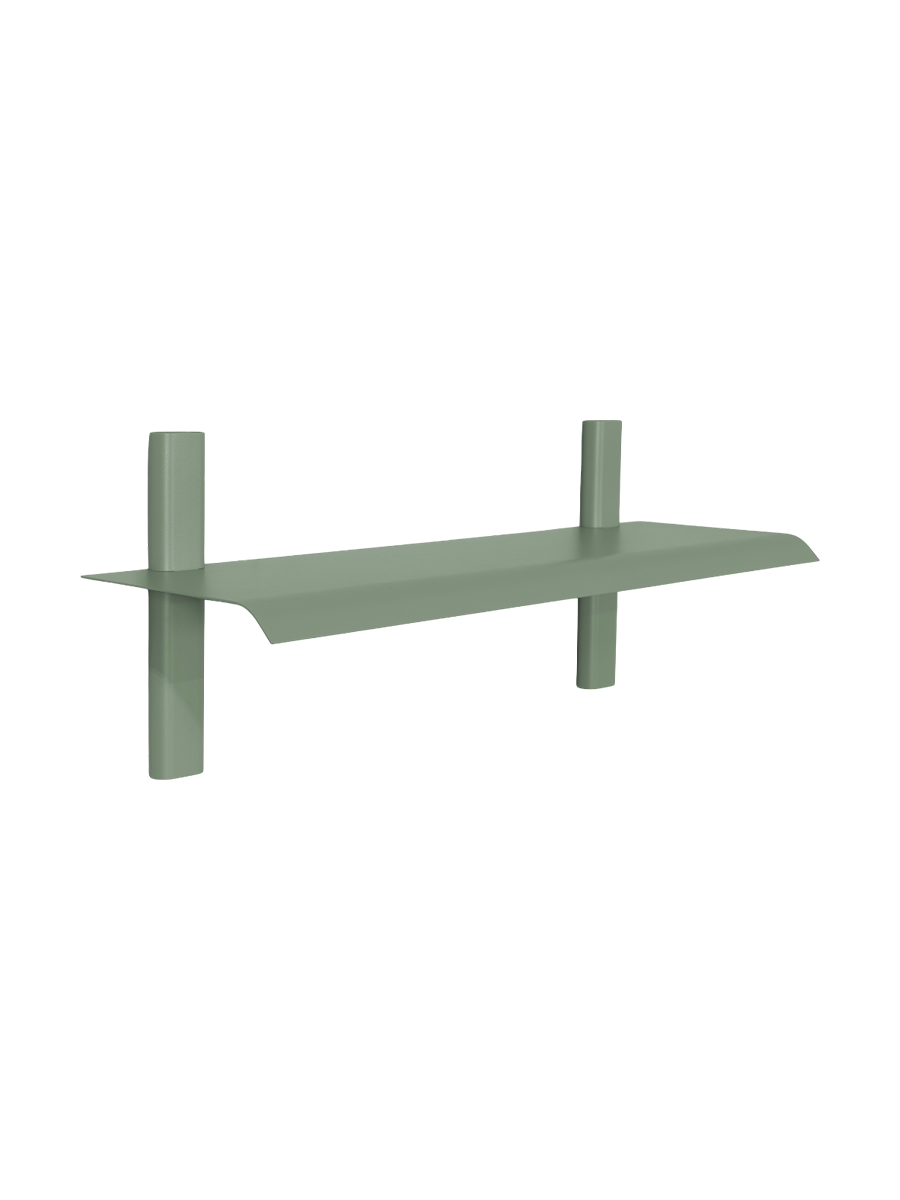 
Étagère murale design « Hola 2 » - Vert Poussiéreux