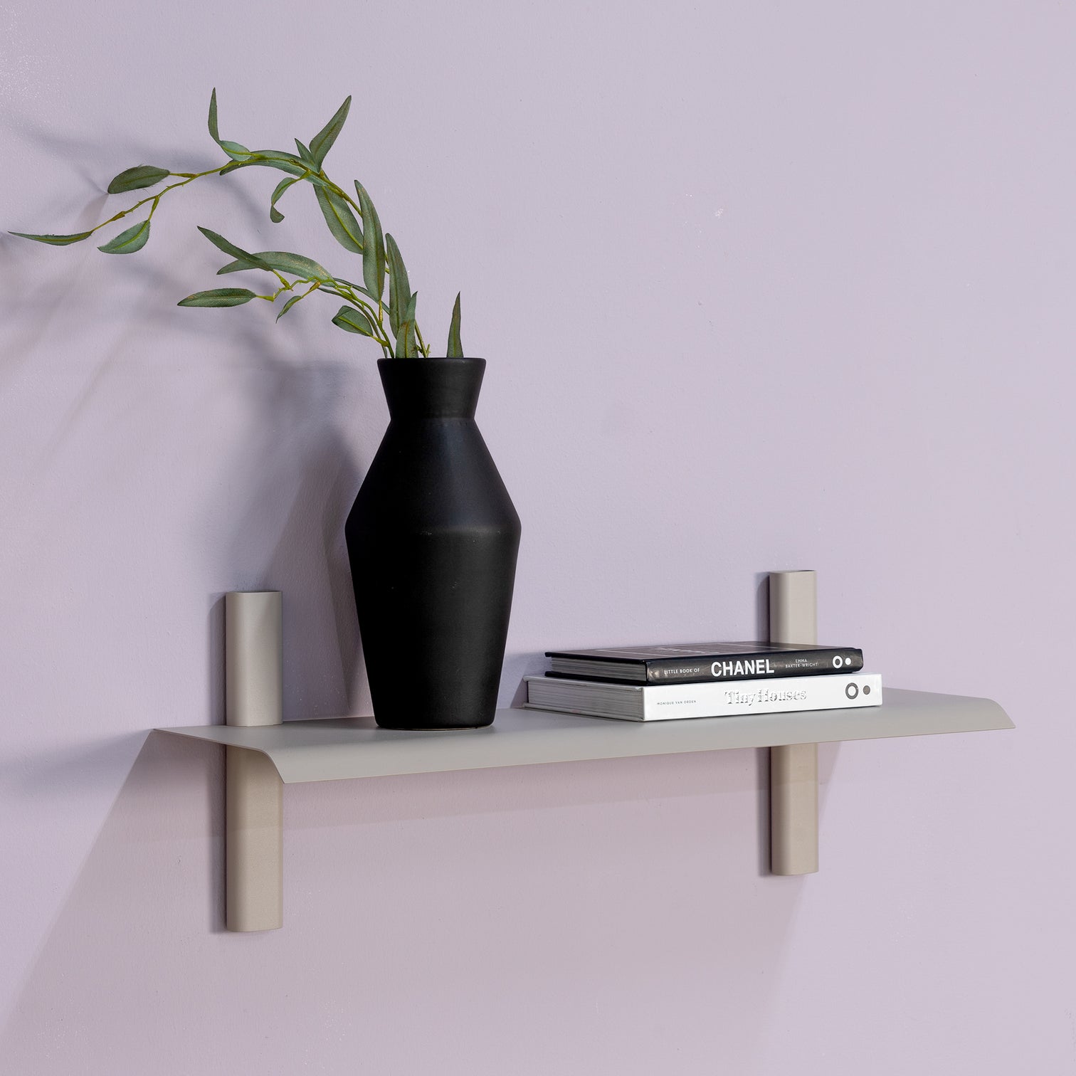 
Étagère murale design « Hola 2 » - Taupe soyeux