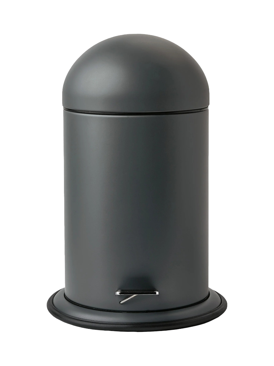 
Poubelle à pédale design « Ona » 3 litres - Gris foncé