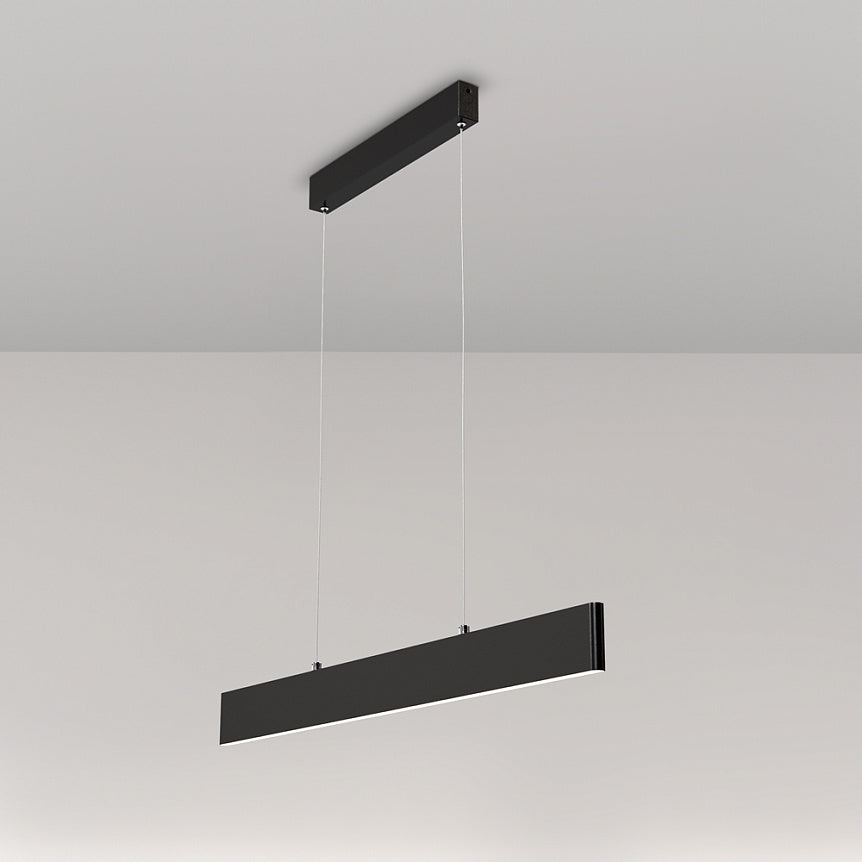 
Lampada a sospensione di design a LED “Step” - Nero / 91cm