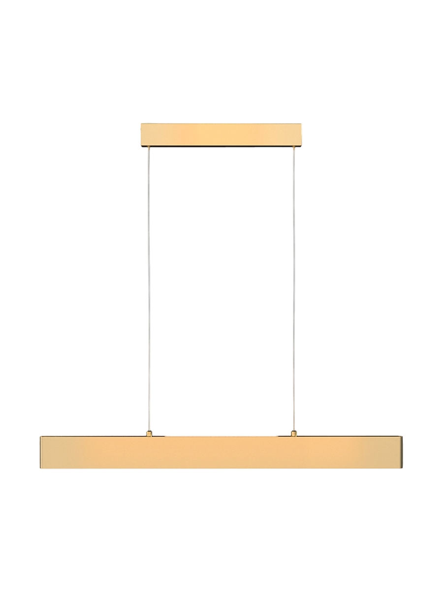 
Lampada a sospensione di design a LED “Step” - Ottone / 91cm