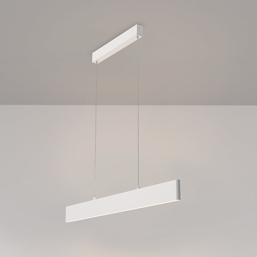 
Lampada a sospensione di design a LED “Step” - Bianco / 91cm
