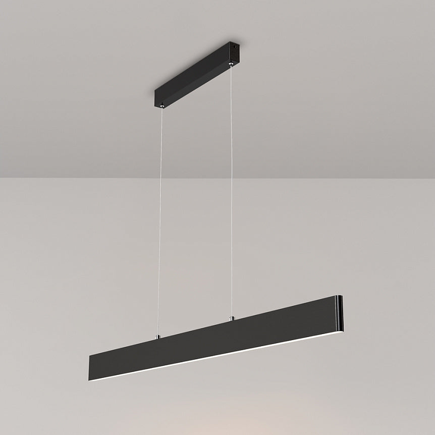 
Lampada a sospensione di design a LED “Step” - Nero / 118cm