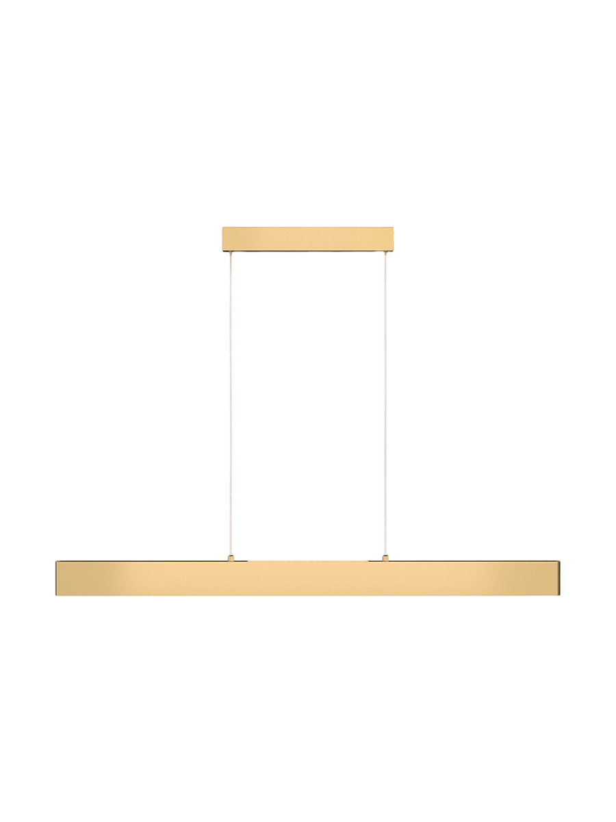 
Lampada a sospensione di design a LED “Step” - Ottone / 118 cm