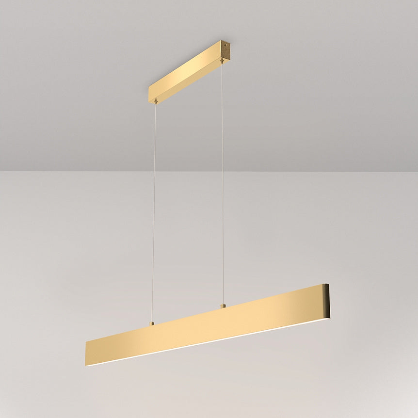 
Lampada a sospensione di design a LED “Step” - Ottone / 118 cm