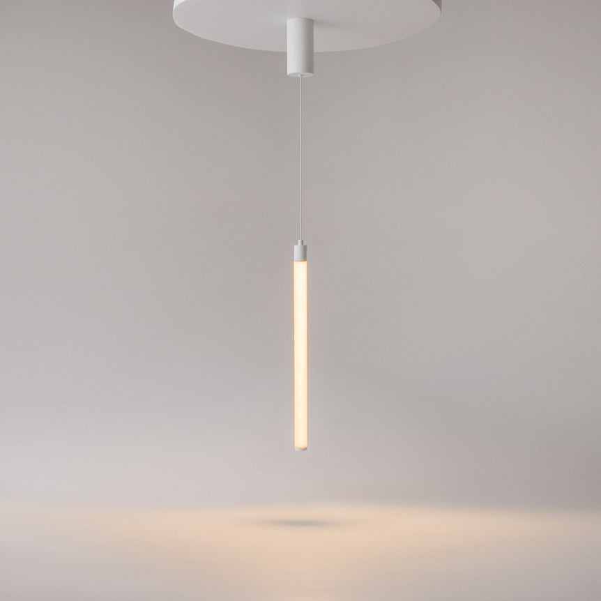 
Lampada a sospensione di design a LED “Ray” - Bianco / Ø 3 x 50 cm