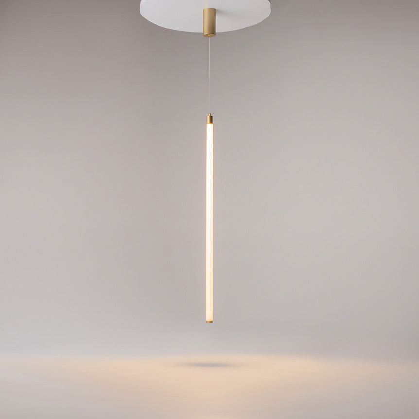 
Lampada a sospensione di design a LED “Ray” - Oro / Ø 3 x 96 cm