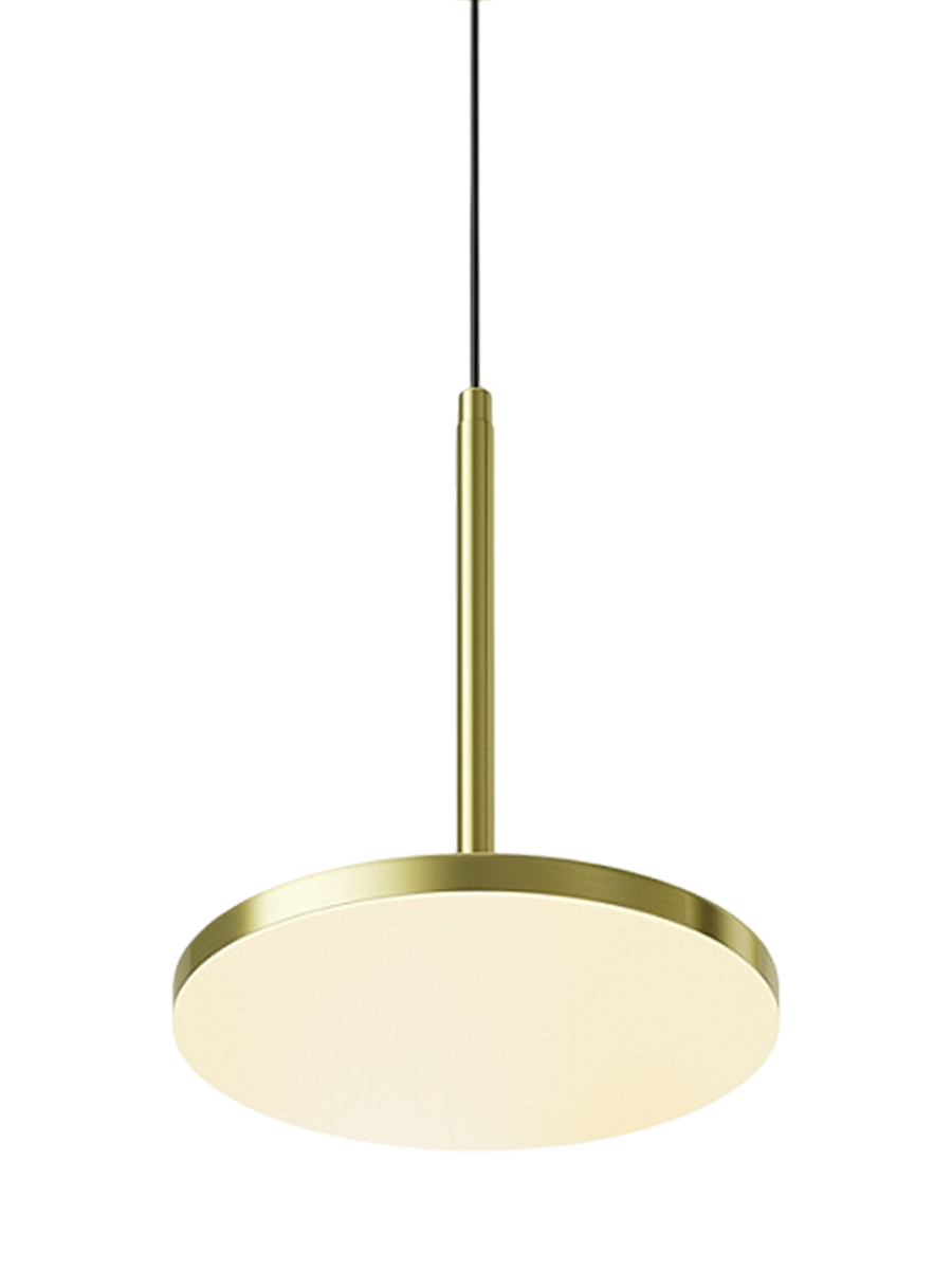 
Lampada a sospensione di design a LED "Plato" - Ottone