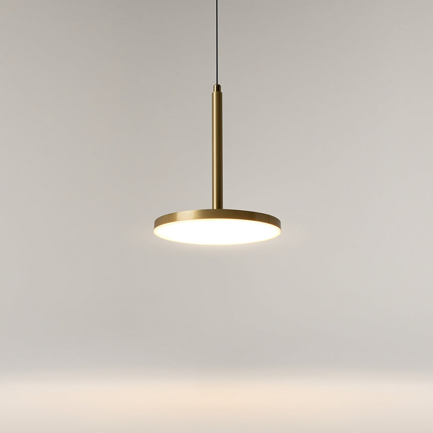 
Lampada a sospensione di design a LED "Plato" - Ottone