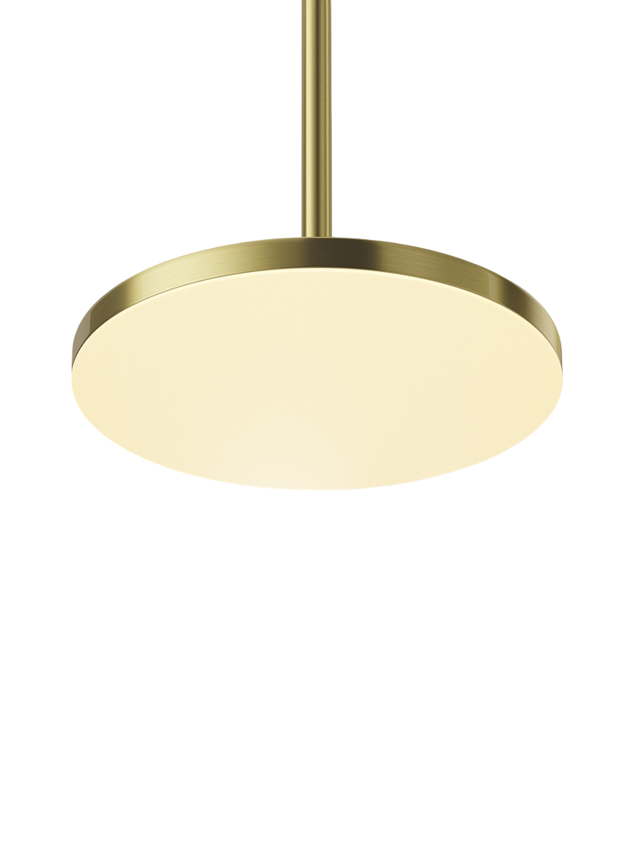 
Lampada a sospensione di design a LED "Plato" - Ottone