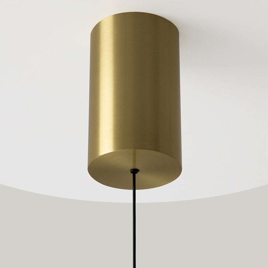 
Lampada a sospensione di design a LED "Plato" - Ottone