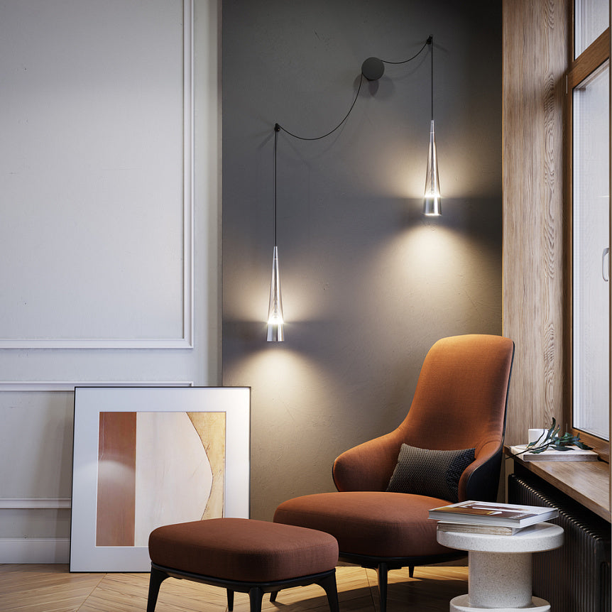 
Flexible LED Design Wall Lamp "Sintesi"