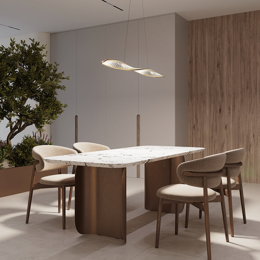 
Lampada a sospensione di design in cristallo LED Wave “Krone” - 120 cm
