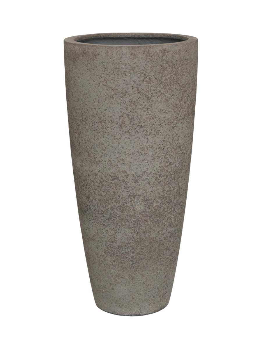 
Vaso per fiori di alta qualità per interni/esterni „Cement & Stone Dax“ - Grigio Diorite / Ø 47 x Altezza 100 cm