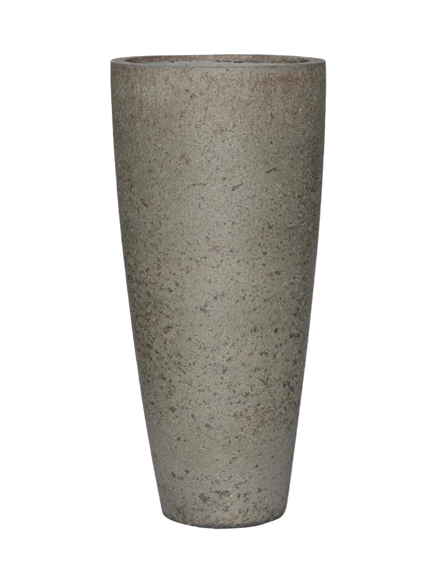 
Vaso per fiori di alta qualità per interni/esterni „Cement & Stone Dax“ - Grigio Diorite / Ø 37 x Altezza 80 cm