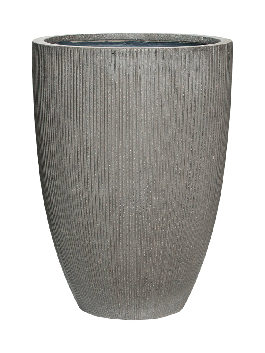 
High-quality indoor/outdoor planter "Ridged Ben"
