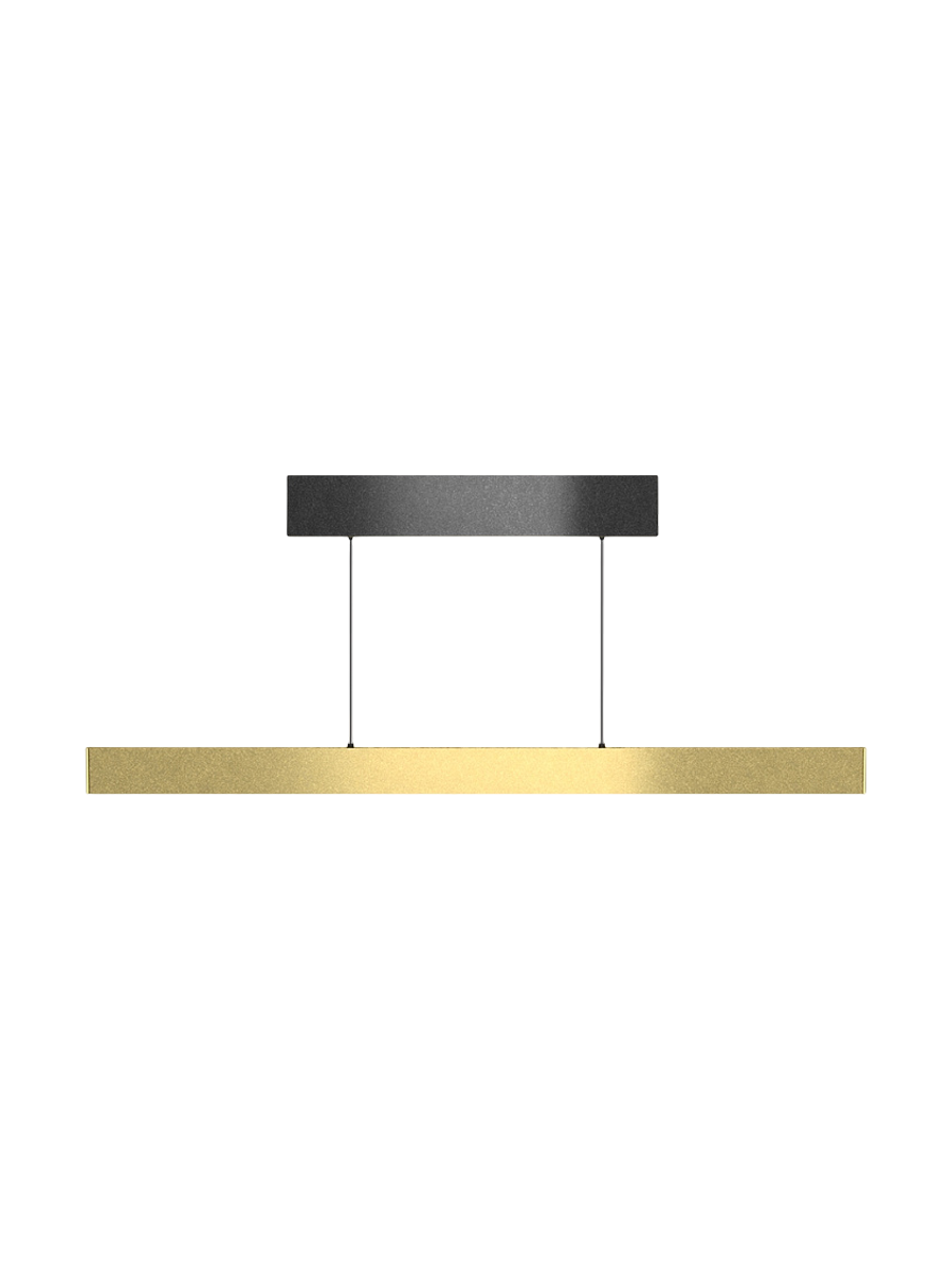 
Lampada a sospensione di design a LED "Euphoria" - Nero / Ottone
