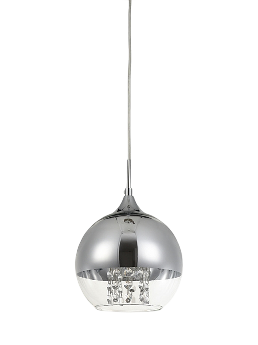 
Design Pendellampe „Fermi“ Silber - ø 20cm