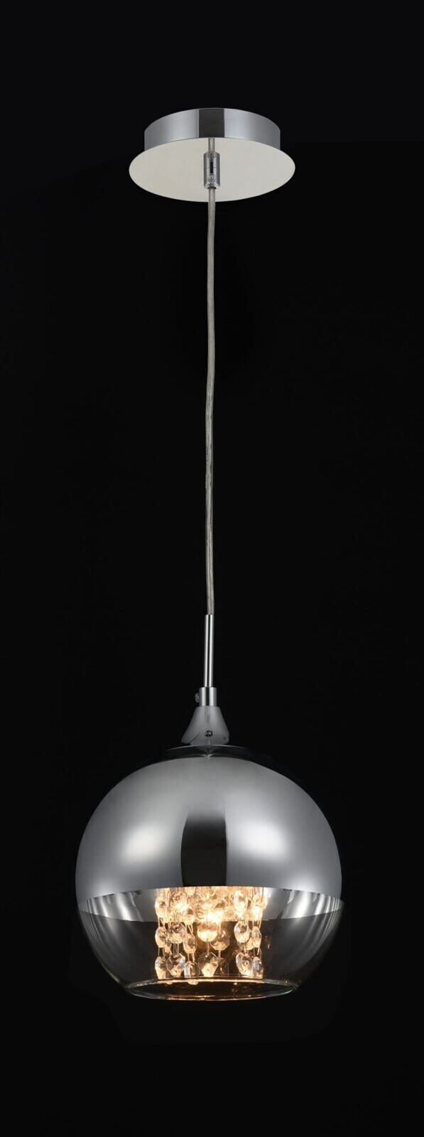 
Design Pendellampe „Fermi“ Silber - ø 20cm
